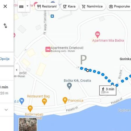 Apartments Mediteranea Baska  Ngoại thất bức ảnh